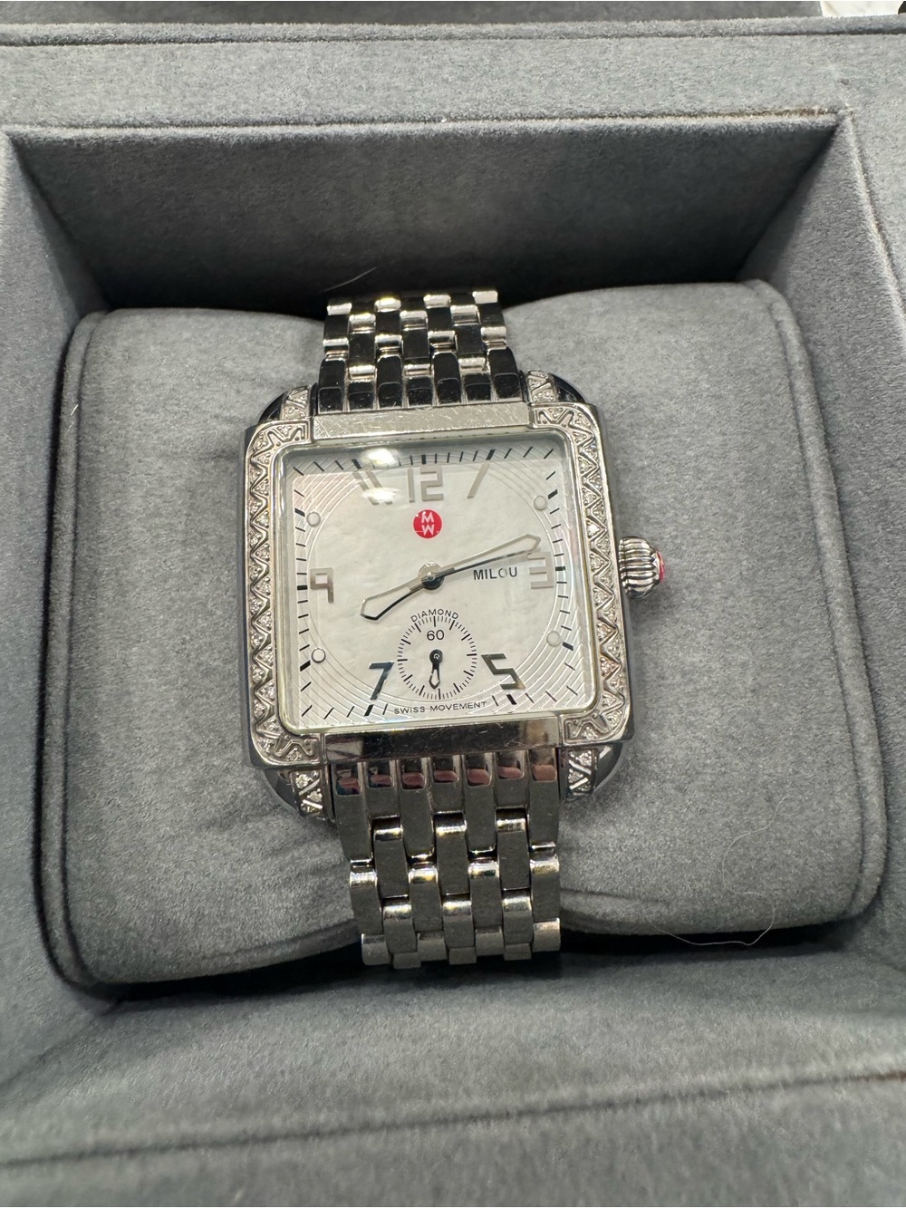 Michele Silver Women's Watch